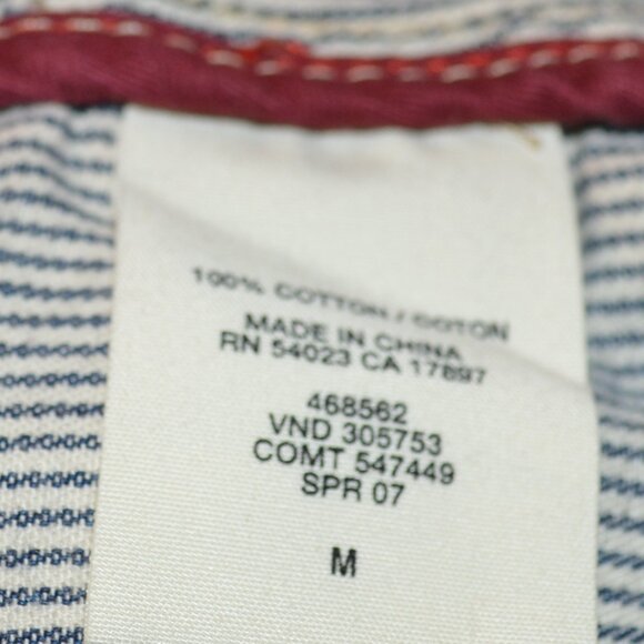 Gap Limited Edition M Blue White Conductor Stripe L/S Jacket - Picture 7 of 9